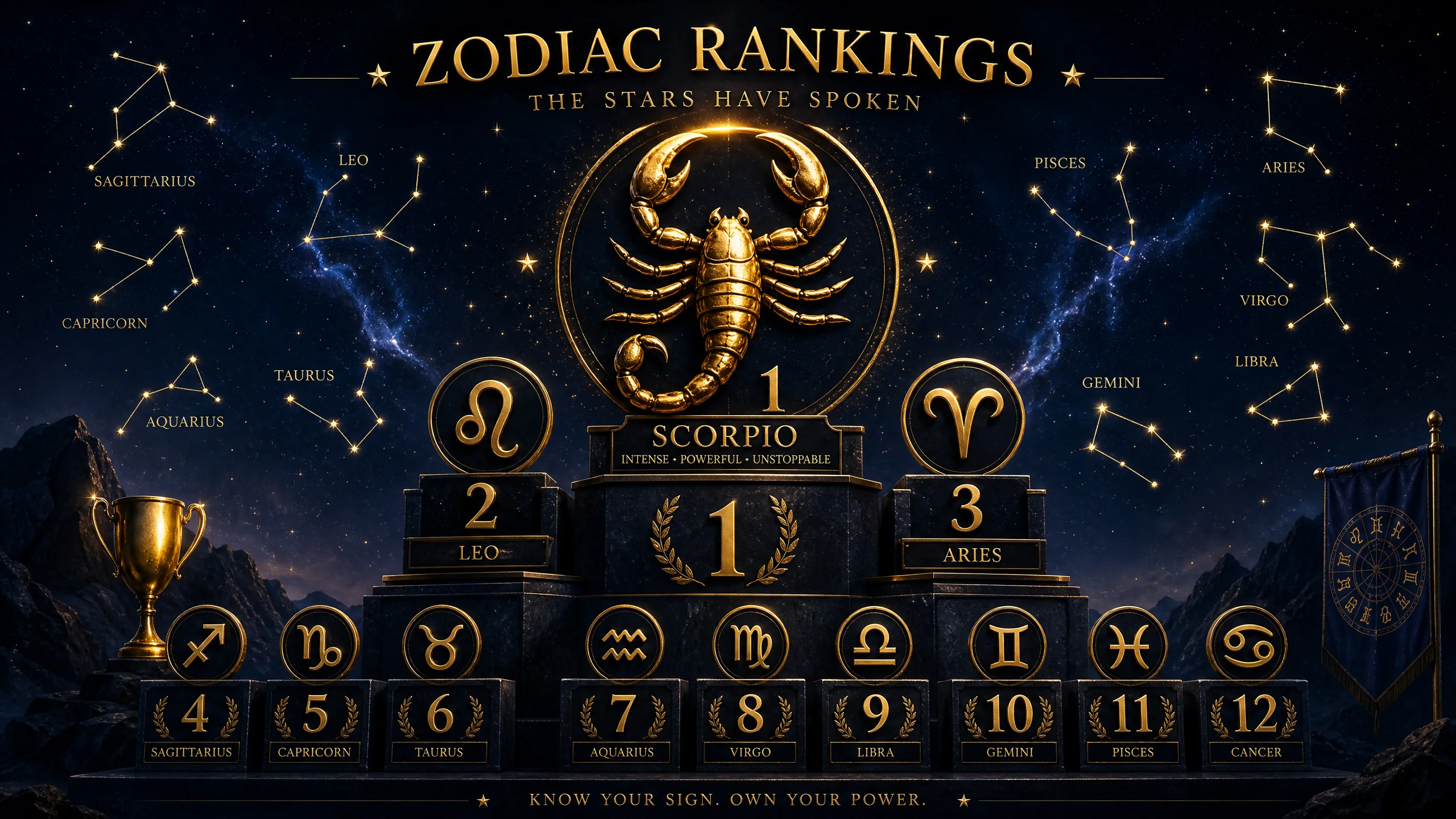 Najlepszy i najgorszy znak zodiaku — ranking (dlaczego Skorpion budzi emocje?)