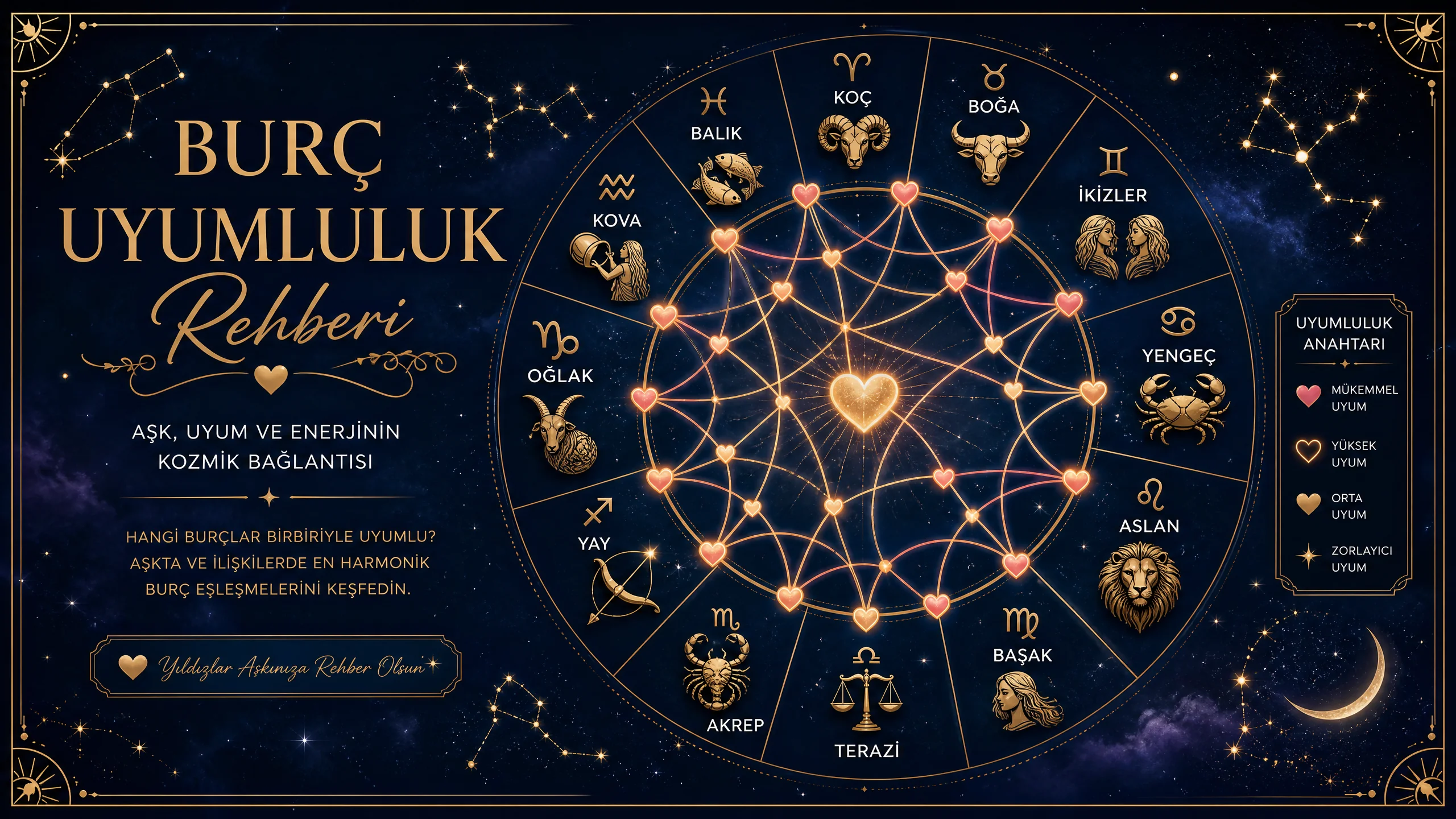 Hangi Burç Hangi Burçla Anlaşır? Burç Uyumu ve Evlilik Rehberi